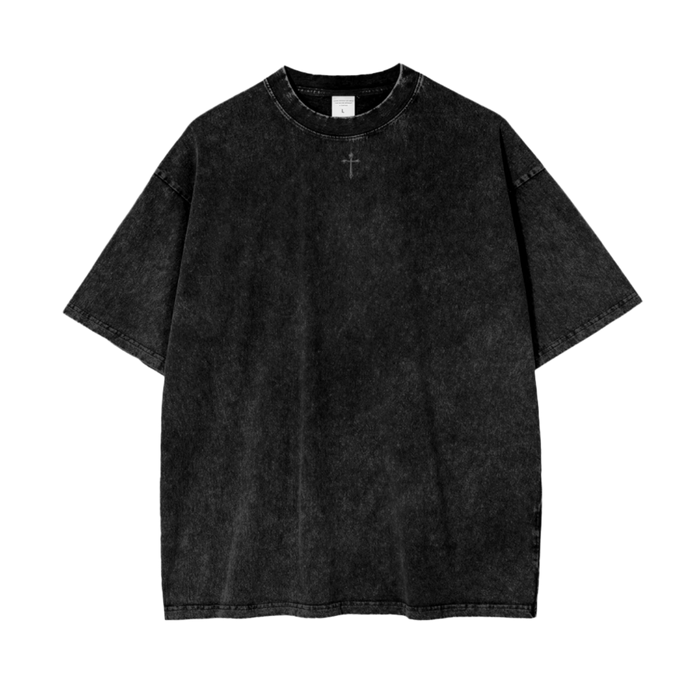 Gold Angel | Oversize Snow Wash T-Shirt