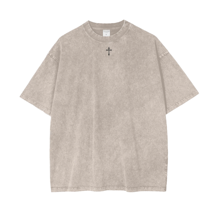 Gold Angel | Oversize Snow Wash T-Shirt