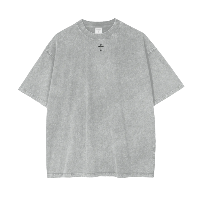 Gold Angel | Oversize Snow Wash T-Shirt