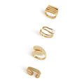Golden Rings - Adjustable Two's Company ring