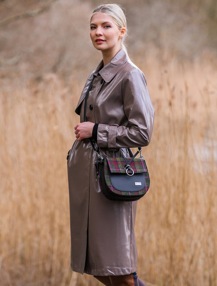 Grace Tweed Bag - Green Red Pink #color_green-red-pink