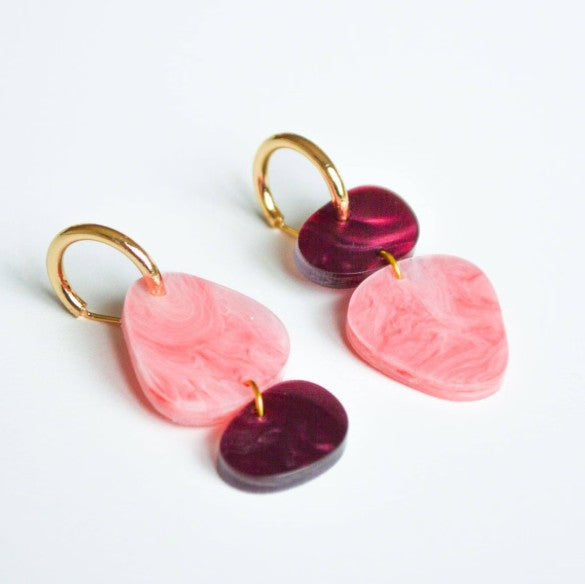 Hagen and Co - Dune Earring - Coral