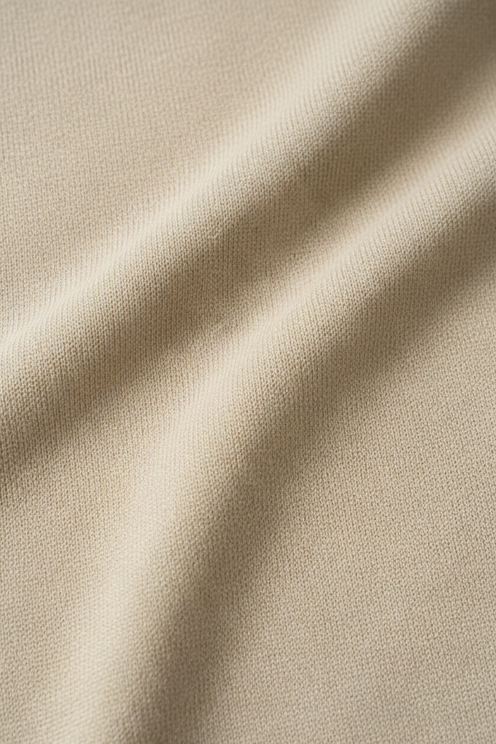 Halron Beige Half-Zip Pullover - Fabric