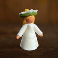 Handmade Wool Fairy - Water Lily - Brown
