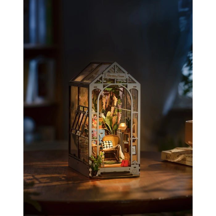Hands Craft - DIY Miniature Book Nook Kit - Garden House