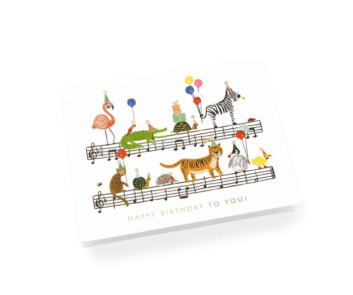 Happy Birthday Song Card Rifle Paper Co.