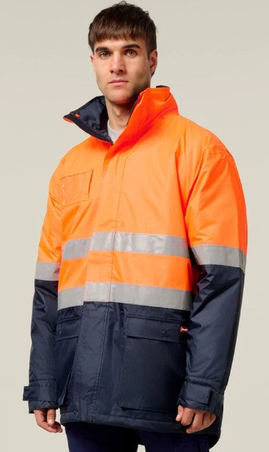 Hard Yakka Hi Vis 2tone Quilted Jacket 06685