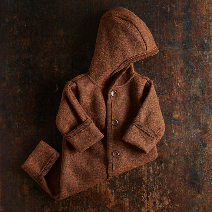 Harvest Baby & Kids Overall - Boiled Merino Wool - Auburn