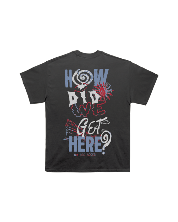 HDWGH? Red Rocks, Colorado | Black T-Shirt