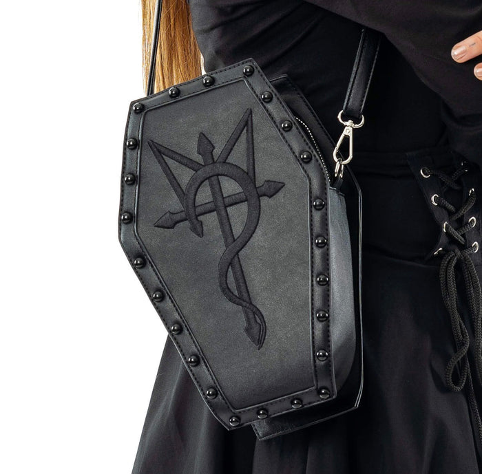 Heartless CURSED COFFIN BAG - BLACK Heartless