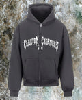 Hellhound Solid charcoal: Unisex Heavyweight adult zoodie Claxton Creations GB