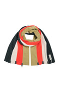 Henriette Steffensen Fleece No Waste Scarf Olive/Kit/Tomato/Soft Black | 4125