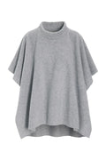 Henriette Steffensen Fleece Poncho Light Grey | 4126