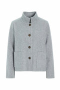 Henriette Steffensen Fleece Short Jacket Light Grey | 7164