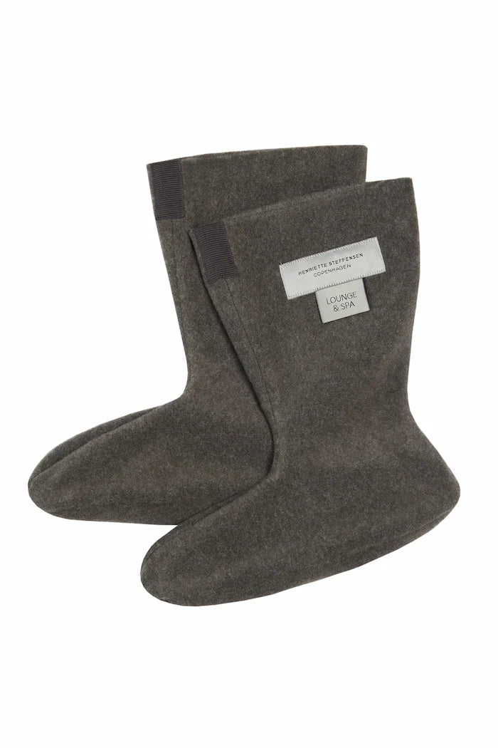 Henriette Steffensen Fleece Socks Bark | 4090