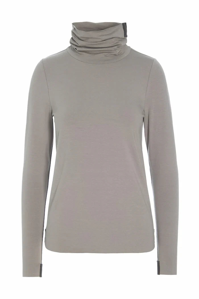 Henriette Steffensen Jersey Blouse High Neck Elephant | 96079