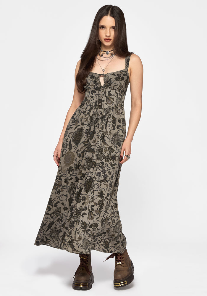 Herla Bhatik Floral Cami Midaxi Dress
