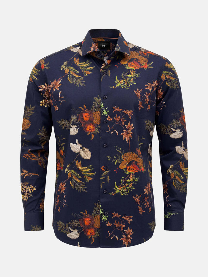The Ayan Navy Shirt Wam Denim