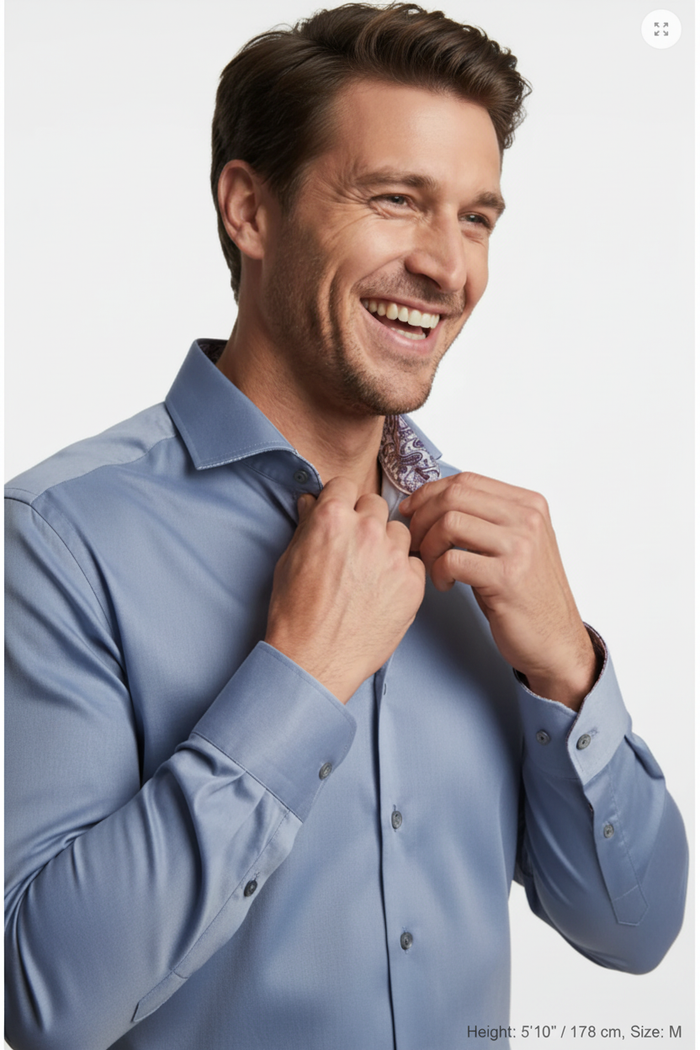 Collar Detail on Model