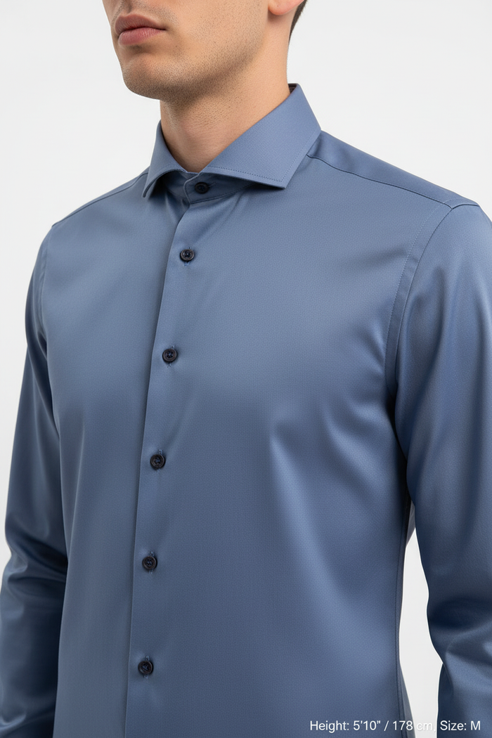 Collar and chest close-up