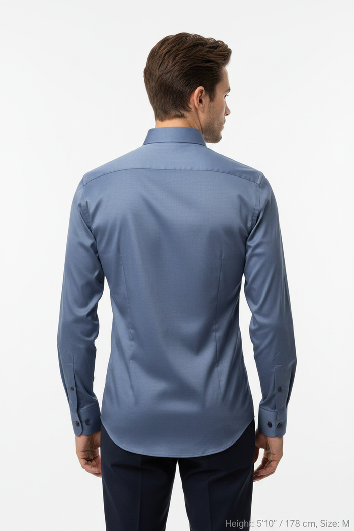 Full body back view