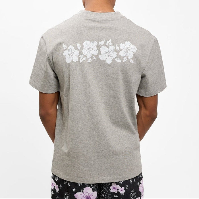 HIBISCUS TEE- Gray