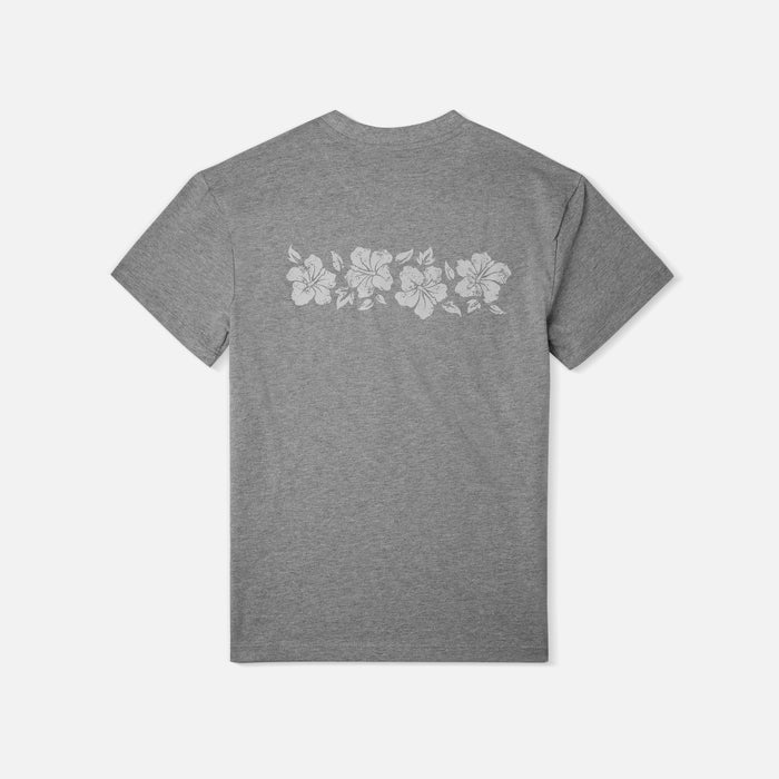 HIBISCUS TEE- Gray