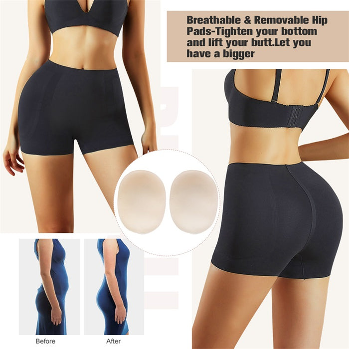 High Waist Butt Lift Shapewear with Hip Padding & Tummy Control for Women