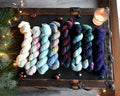 Destination Yarn Mini Skein Set Holiday 2025 - Yuletide Traveler - MINI or HALF SKEIN SET