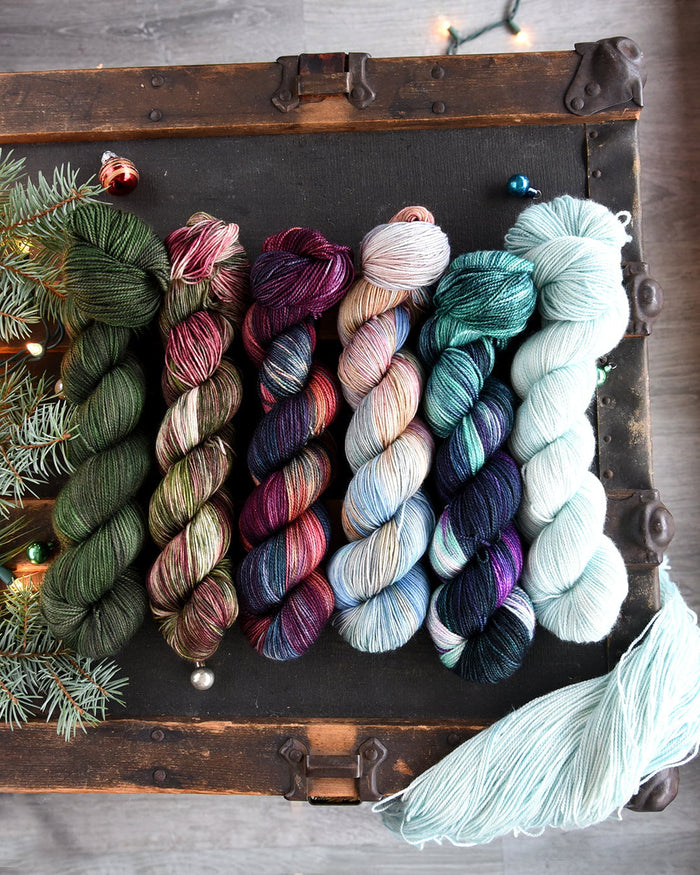 Destination Yarn Mini Skein Set Holiday 2025 Collection - New Colorways - MINI or HALF SKEIN SET