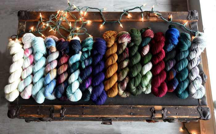 Destination Yarn fingering weight yarn Holiday 2025 ENTIRE Collection - FULL SKEIN SET