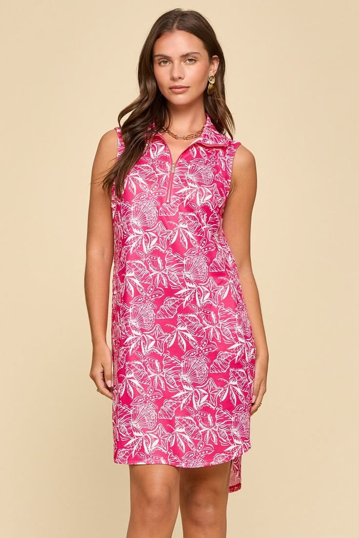 Hot Pink Harbor Active Dress