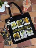 "house of wax" tote bag
