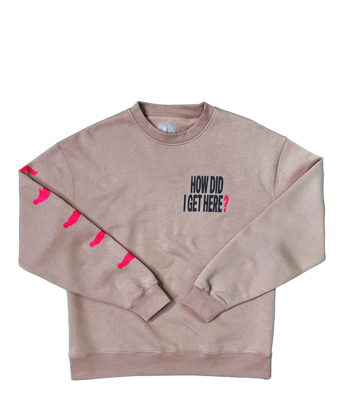 How Did I Get Here? | Beige Crewneck