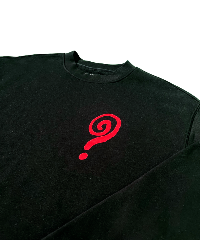 How Did I Get Here? | Black Crewneck
