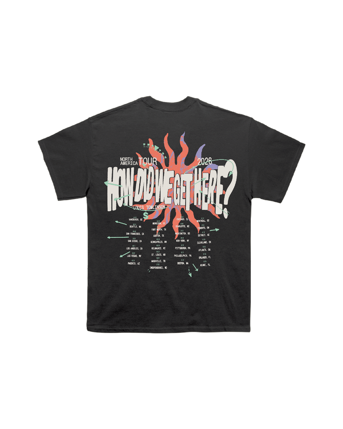 How Did We Get Here? North America Tour | Black T-Shirt