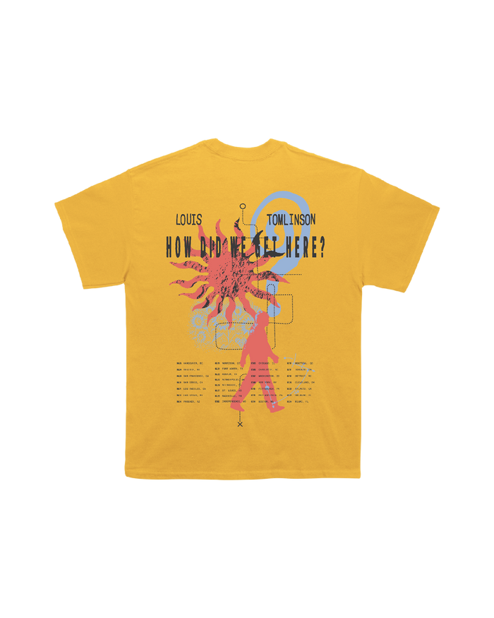 How Did We Get Here? North America Tour | Gold T-Shirt