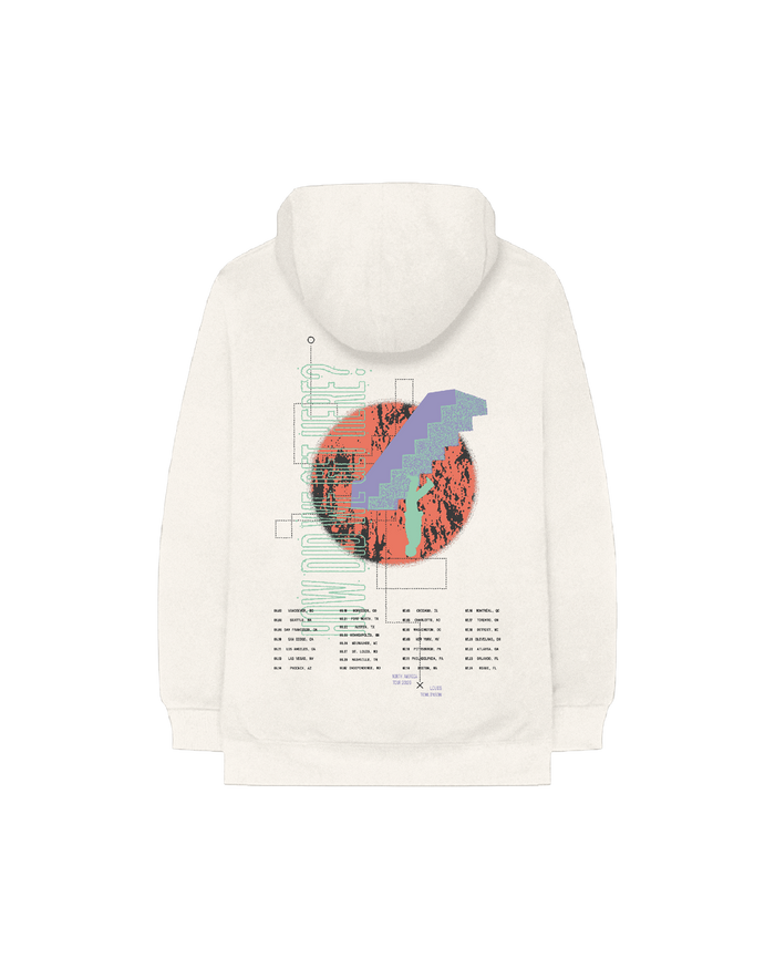 How Did We Get Here? North America Tour | Natural Hoodie