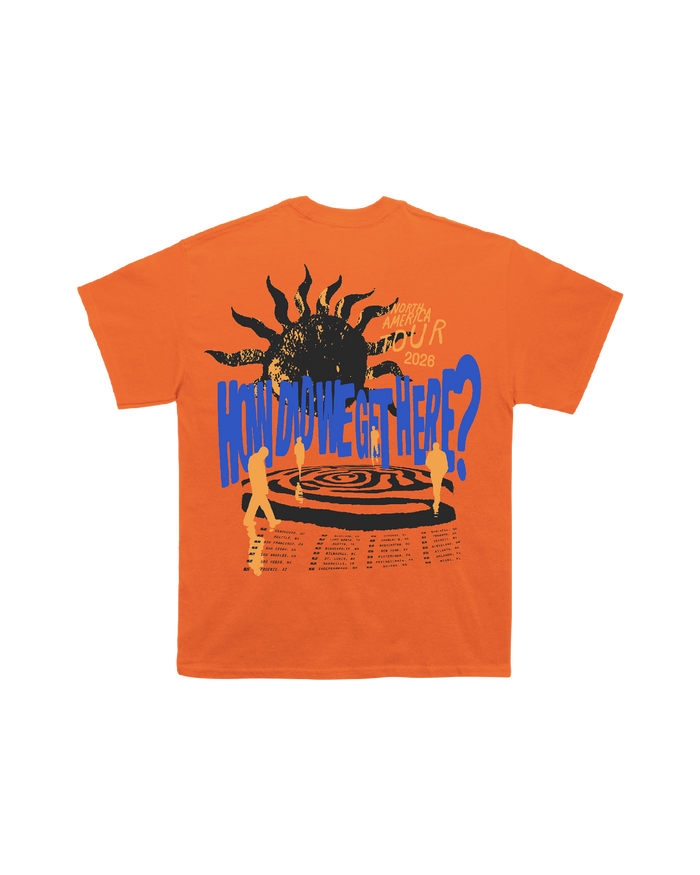 How Did We Get Here? North America Tour | Orange T-Shirt
