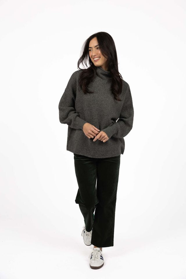 Humidity - Chantae Jumper - Charcoal - HW26323
