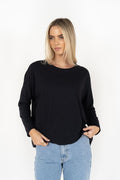 Humidity - Dippy Long Sleeve Tee - Slate - HW26502