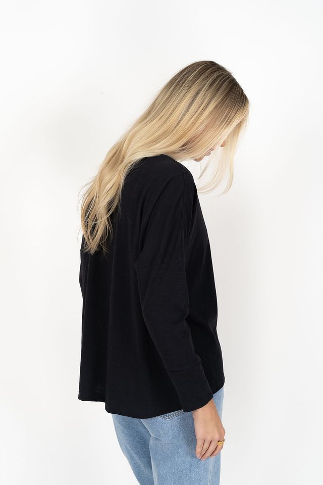 Humidity - Dippy Long Sleeve Tee - Slate - HW26502