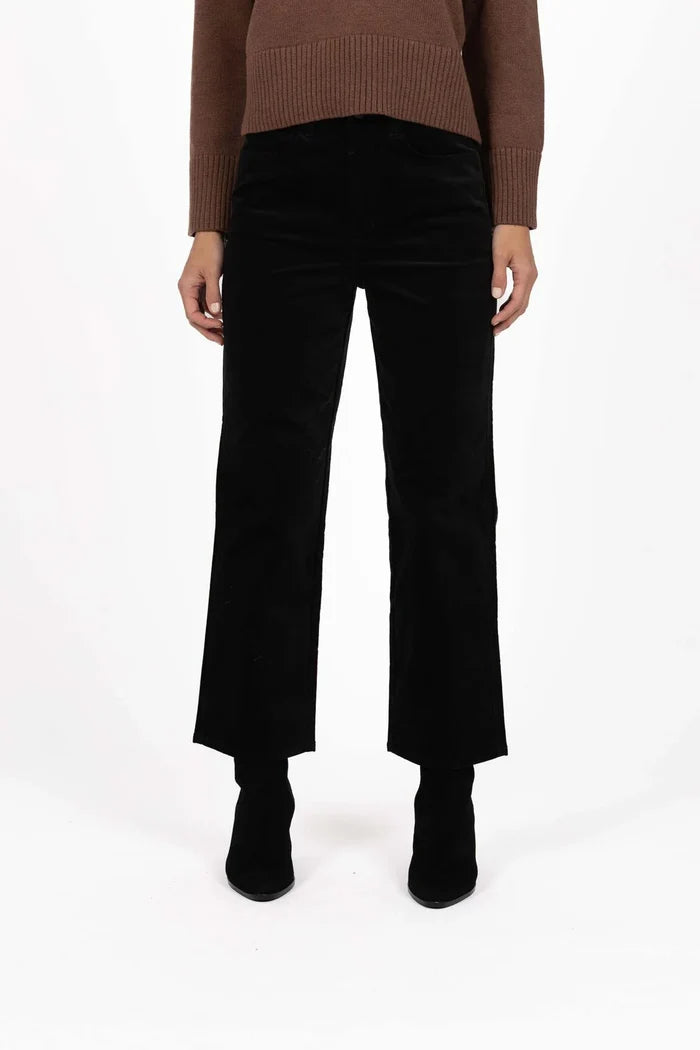 Humidity - Va Va Velour Pant - Black -HW26121