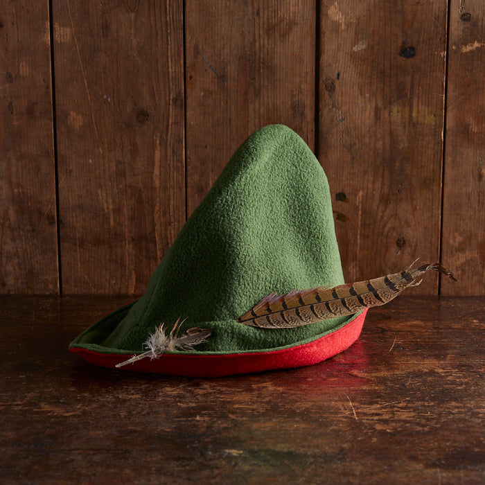 Hunters Hat - Green/Red