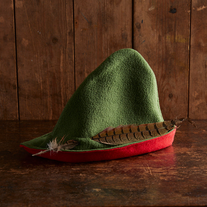Hunters Hat - Green/Red