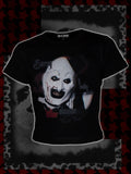 "I only date K!LL3R CL0WNS" baby tee