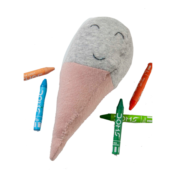 Ice Cream Multicolor Knitted Stuffed/Plush/Soft Toy | 100% Premium Cotton - Mojopanda Organic  Store