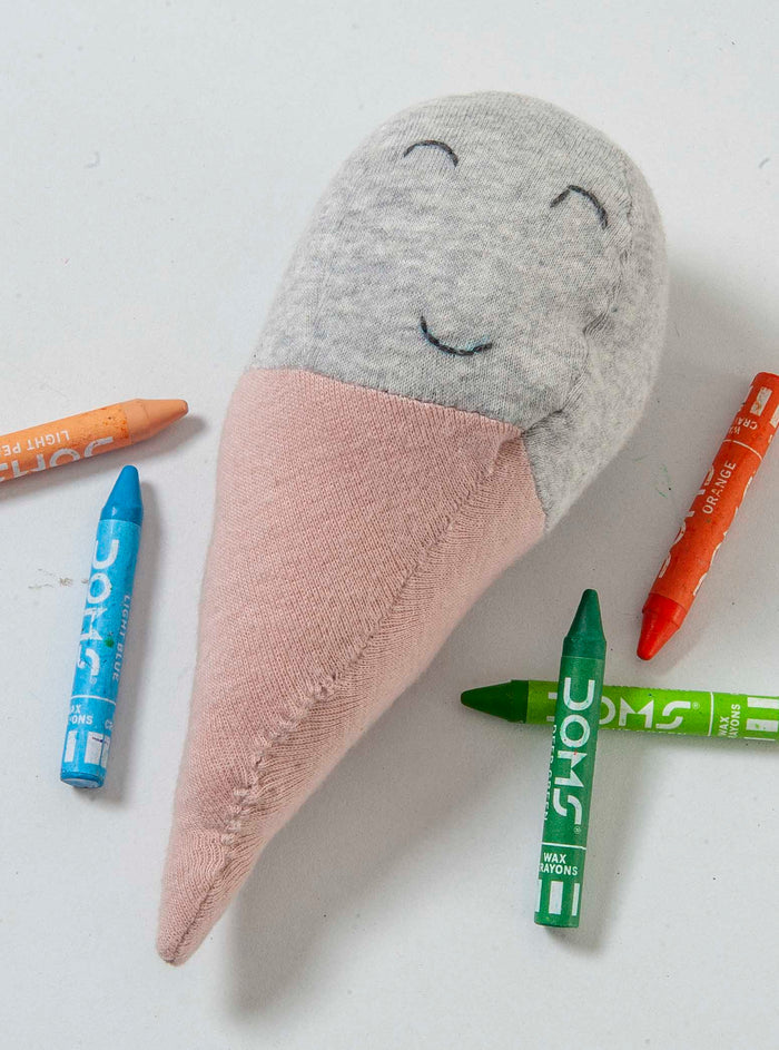Ice Cream Multicolor Knitted Stuffed/Plush/Soft Toy | 100% Premium Cotton - Mojopanda Organic  Store