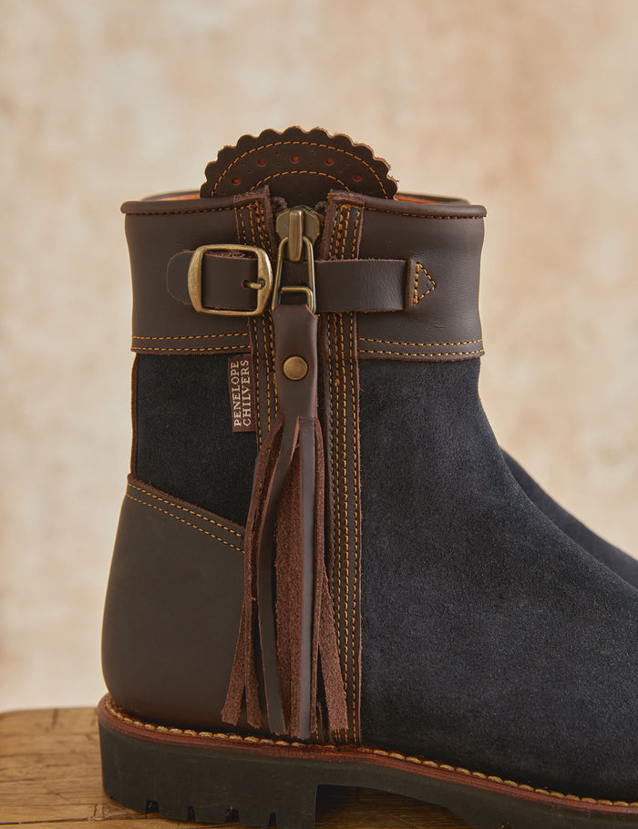 Inclement Cropped Tassel Boot