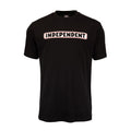 Independent Maglietta Nera Bar Logo